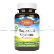 Carlson, Chelated Magnesium Glycinate 200 mg, 90 Tablets