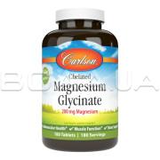 Carlson, Chelated Magnesium Glycinate 200 mg, 180 Tablets