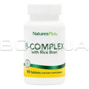 Natures Plus, B-Complex with Rice Bran, 90 Tablets