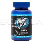 Natures Plus, Source of Life, Power Teen for Him, 60 Chewable Tablets