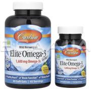 Carlson, Wild Norwegian, Elite Omega-3 Gems®, 90 + 30 Soft Gels