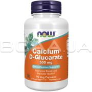 Now Foods, Calcium D-Glucarate 500 mg, 90 Veg Capsules