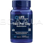 Life Extension, Two-Per-Day Multivitamin, 60 Tablets