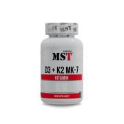 MST, Vitamin D3 + K2 MK-7, 60 Softgels