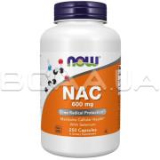 Now Foods, NAC 600 mg, 250 Veg Capsules