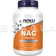 Now Foods, NAC 1000 mg, 120 Tablets