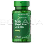 Puritans Pride, Triple Magnesium Complex 400 mg, 60 Rapid Release Capsules