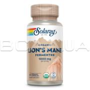 Solaray, Organic Lions Mane, Fermented, 60 Organic Capsules