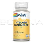 Solaray, Vitamin B-Complex 50 mg, 100 VegCaps
