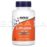 Now Foods, L-Proline 500 mg, 120 Veg Capsules