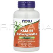 Now Foods, KSM-66 Ashwagandha 600 mg, 90 Veg Capsules