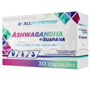 AllNutrition, Ashwagandha + Guarana, 30 Capsules