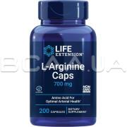 Life Extension, L-Arginine Caps 700 mg, 200 Capsules