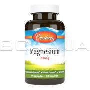Carlson, Magnesium 350 mg, 180 Capsules