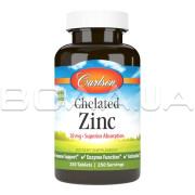 Carlson, Chelated Zinc 30 mg, 250 Tablets
