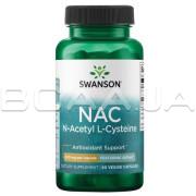 Swanson, NAC 600 mg, 60 Veggie Capsules