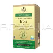 Solgar, Earth Source, Koji Fermented Iron 27 mg, 30 Vegetable Capsules