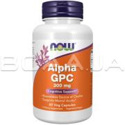 Now Foods, Alpha GPC 300 mg, 60 Veg Capsules
