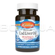 Carlson, Wild Norwegian, Cod Liver Oil Minis, 100 Mini Soft Gels
