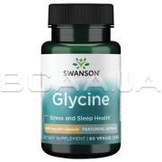 Swanson, Glycine 500 mg, 60 Veggie Caps