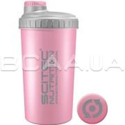 Шейкер Scitec Nutrition 700 мл, Розово-серый