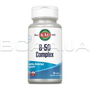 KAL, B-50 Complex, 50 Tablets
