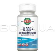 KAL, C 500 + Rose Hips & Bioflavonoids, 100 Tablets