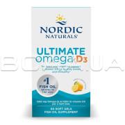 Nordic Naturals, Ultimate Omega-D3, 60 Soft Gels