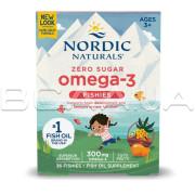 Nordic Naturals, Omega-3 Fishies, Zero Sugar, Ages 3+, 36 Fishies