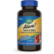 Natures Way, Alive! Mens 50+ Complete Multivitamin, 130 Tablets