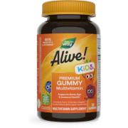 Natures Way, Alive! Kids, Premium Gummy Multivitamin, 90 Gummies