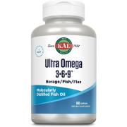 KAL, Ultra Omega 3-6-9, 100 Softgels