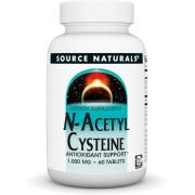 Source Naturals, N-Acetyl Cysteine 1000 mg, 60 Tablets