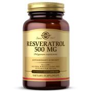 Solgar, Resveratrol 500 mg, 30 Vegetable Capsules