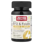 Jarrow Formulas, Vegan Methyl B-12 & Methyl Folate, 100 Chewable Tablets
