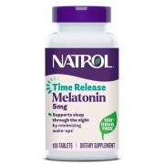 Natrol, Melatonin 5 mg, Time Release, 100 Tablets