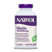 Natrol, Biotin 10000 mcg, 100 Tablets