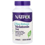 Natrol, Melatonin 3 mg, Time Release, 100 Tablets