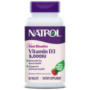 Natrol, Vitamin D3, 5000 IU, 90 Tablets