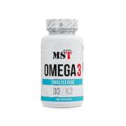 MST, Omega 3 Triglyceride D3 K2, 60 Softgels