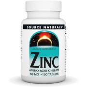 Source Naturals, Zinc 50 mg, 100 Tablets