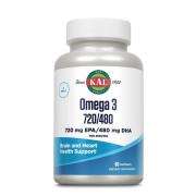 KAL, Omega 3 720/480, 60 Softgels