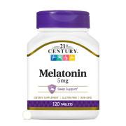 21st Century, Melatonin 5 mg, 120 Tablets
