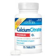21st Century, Calcium Citrate Maximum + D3, 120 Tablets