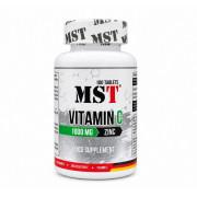 MST, Vitamin C 1000 mg + Zinс Chelate, 100 Tablets