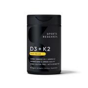 Sports Research, D3 + K2, Plant-Based, 60 Veggie Softgels