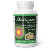 Natural Factors, Lactase Enzyme, 60 Capsules