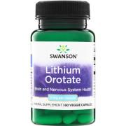 Swanson, Lithium Orotate 5 mg, 60 Veggie Capsules