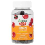 Lifeable, Kids, Iron + Vitamin C Gummies, 60 Count