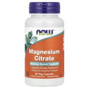 Now Foods, Magnesium Citrate, 60 Veg Capsules